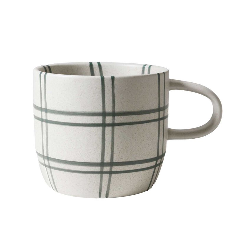 Robert Gordon Cat's Pyjamas Mug - Green Linear Check image number 0