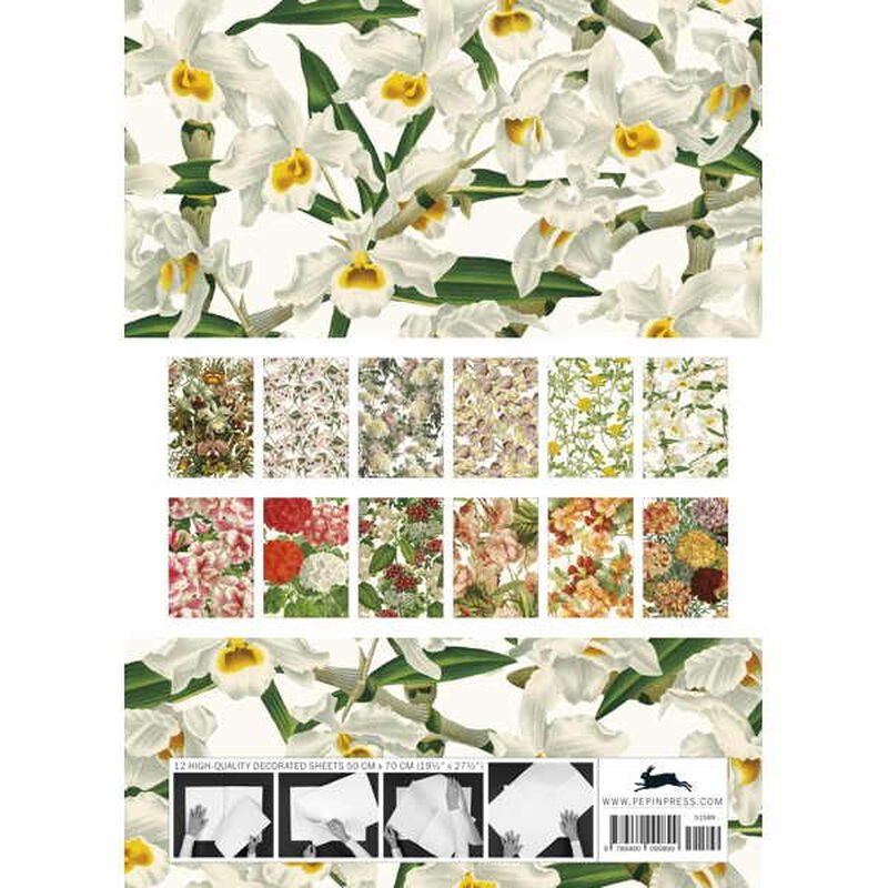 Vevoke Gift And Creative Papers Book Flower Prints image number 2