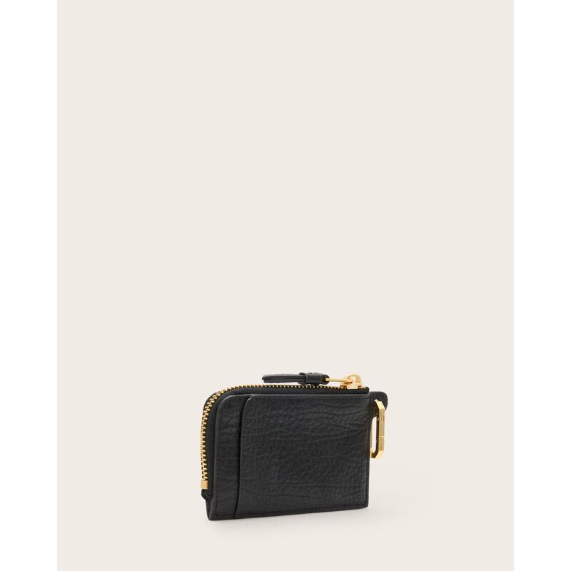 AllSaints Remy Leather Grain Wallet image number 3
