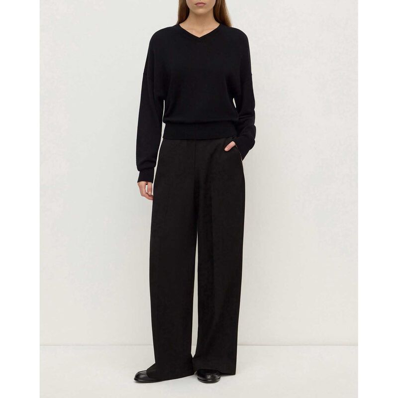 Assembly Label Mira V Neck Sweater Black image number 3