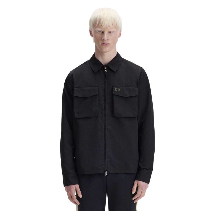 Fred Perry Ripstop Pocket Overshirt image number 0