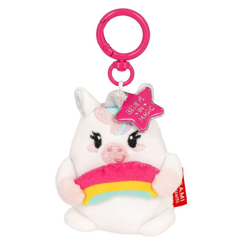 Legami Super Soft! Tiny Plush Key Ring - Unicorn image number 0