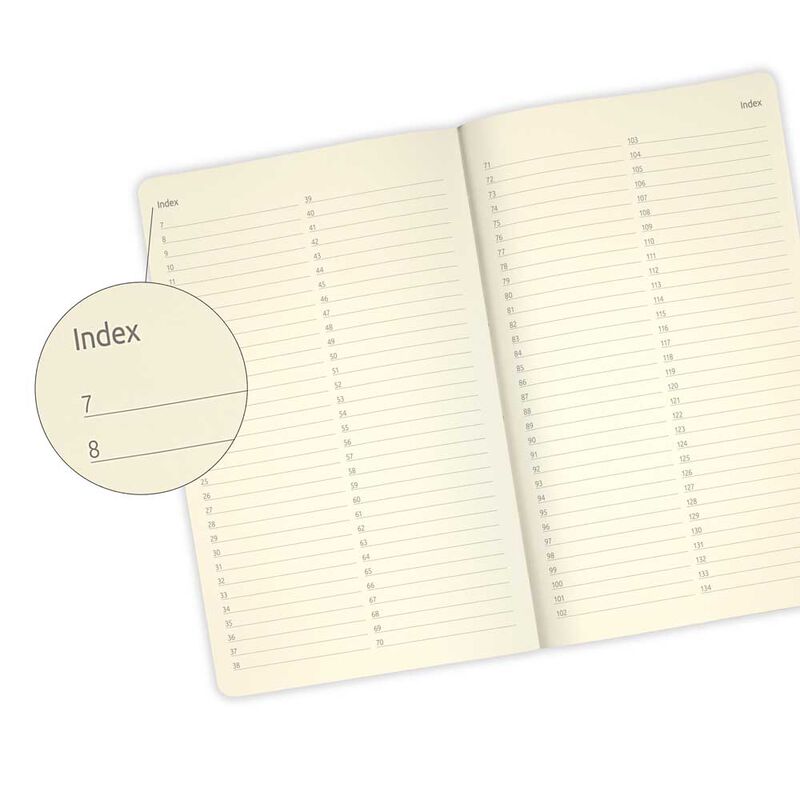 Castelli Aquarella A5 Ruled Amaranth Notebook image number 3