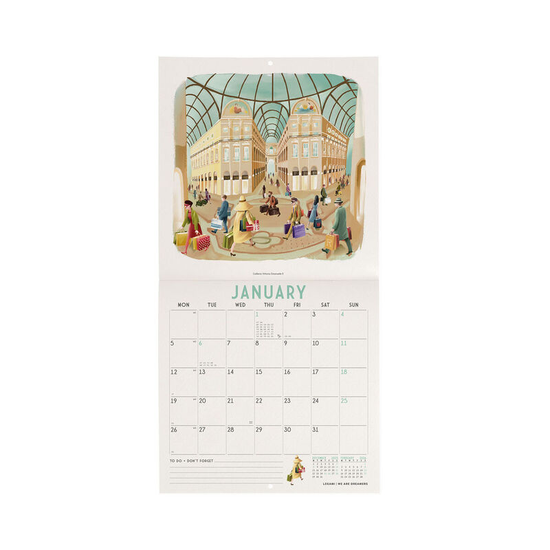 Legami Milano 2026 Wall Calendar 18x18cm image number 1