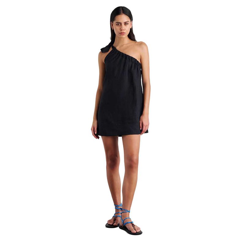 JAG Ariel One Shlder Linen Dress image number 0