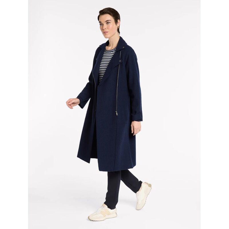 Marco Polo Boiled Wool Moto Coat image number 7