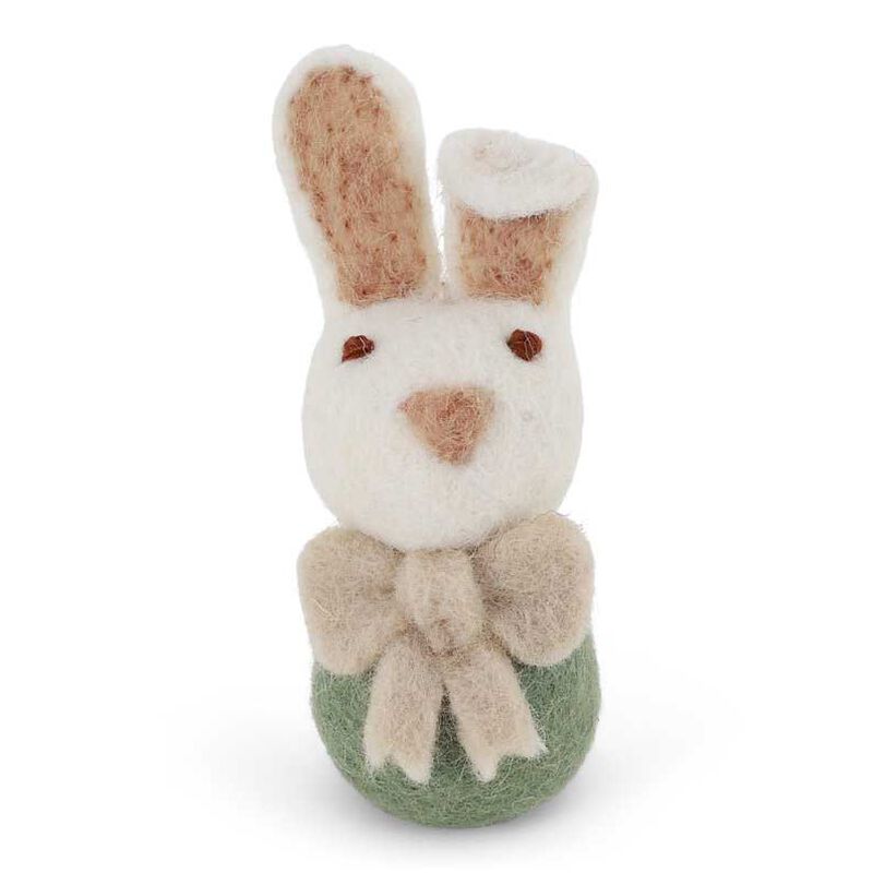 Gry & Sif Small Bunny With Bow - Green image number 0