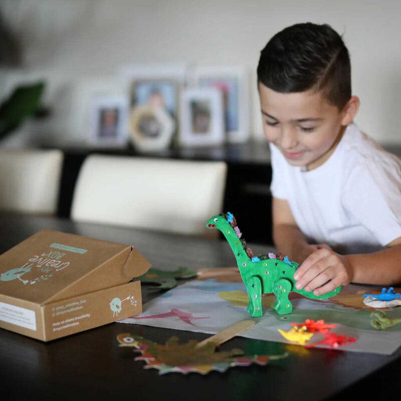 My Creative Box Dinosaur Craft Activity Kit image number 1