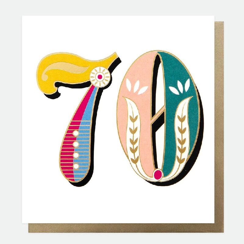 Caroline Gardner Carnival 70Th Birthday Card image number 0