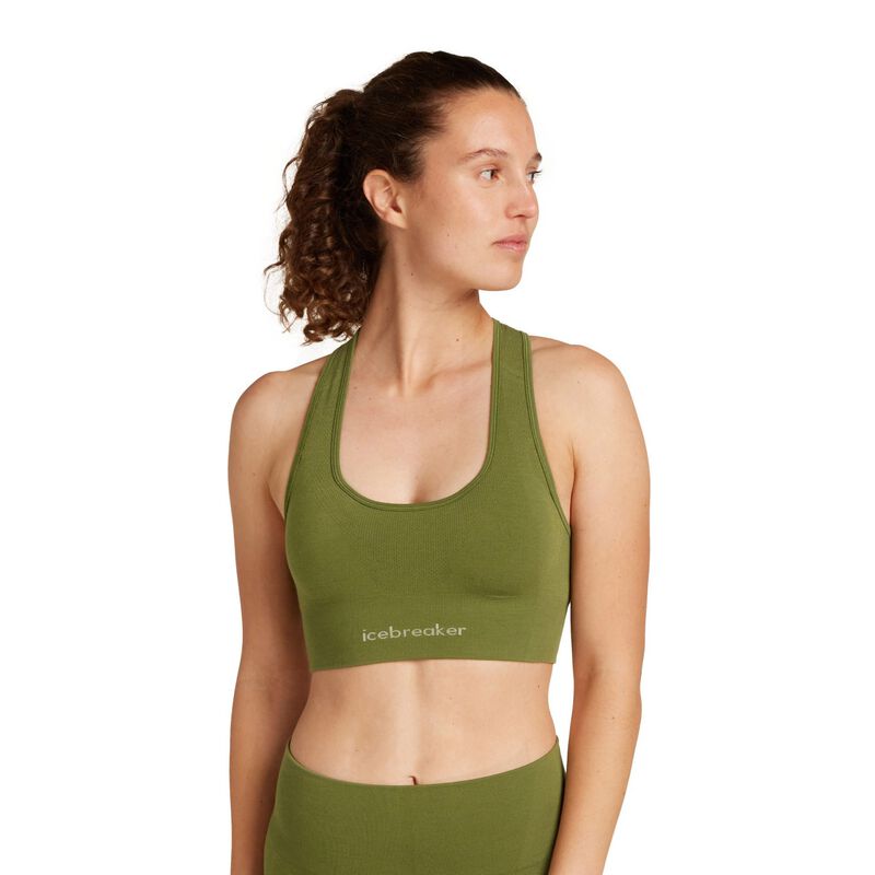 Icebreaker Womens Merino Seamless Active Bra image number 4