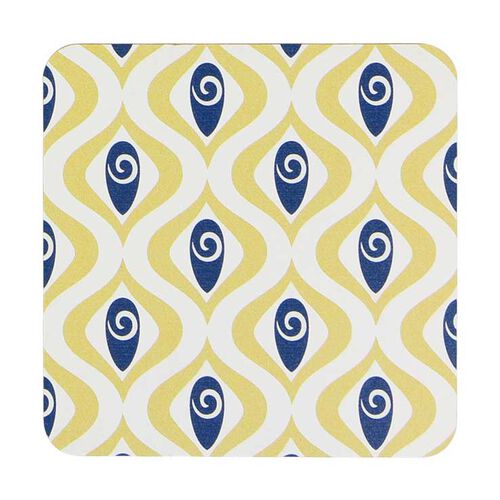 Ian Blackwell Pattern Coaster Single Koru
