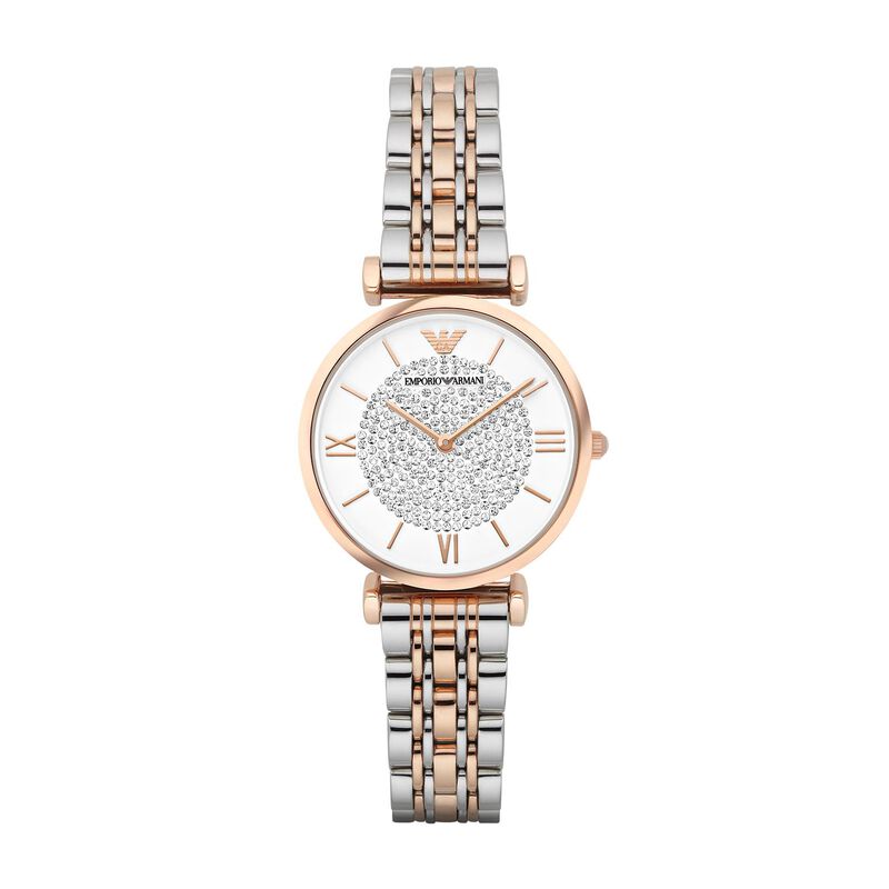 Emporio Armani Gianni Two Tone Analogue Watch AR1926 image number 0