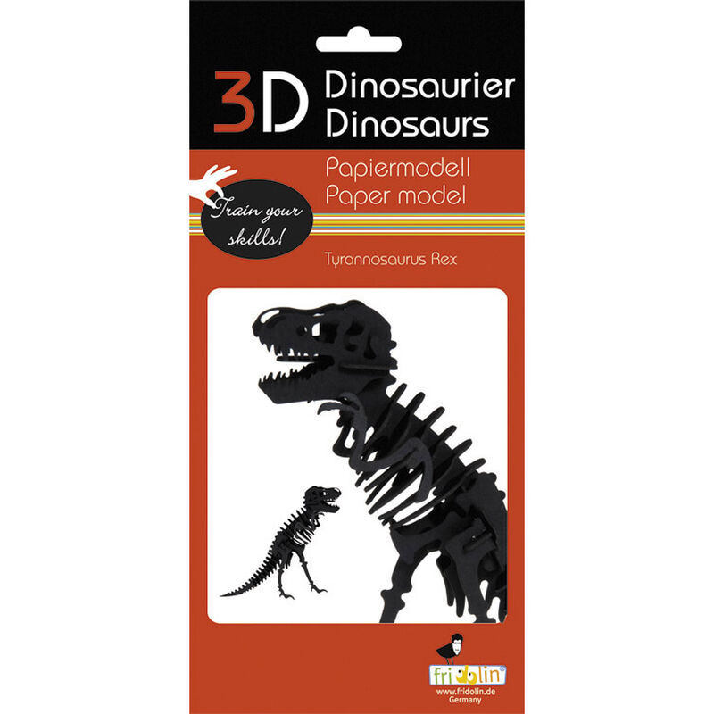 Fridolin 3D Paper Model - Tyrannosaurus Rex image number 1