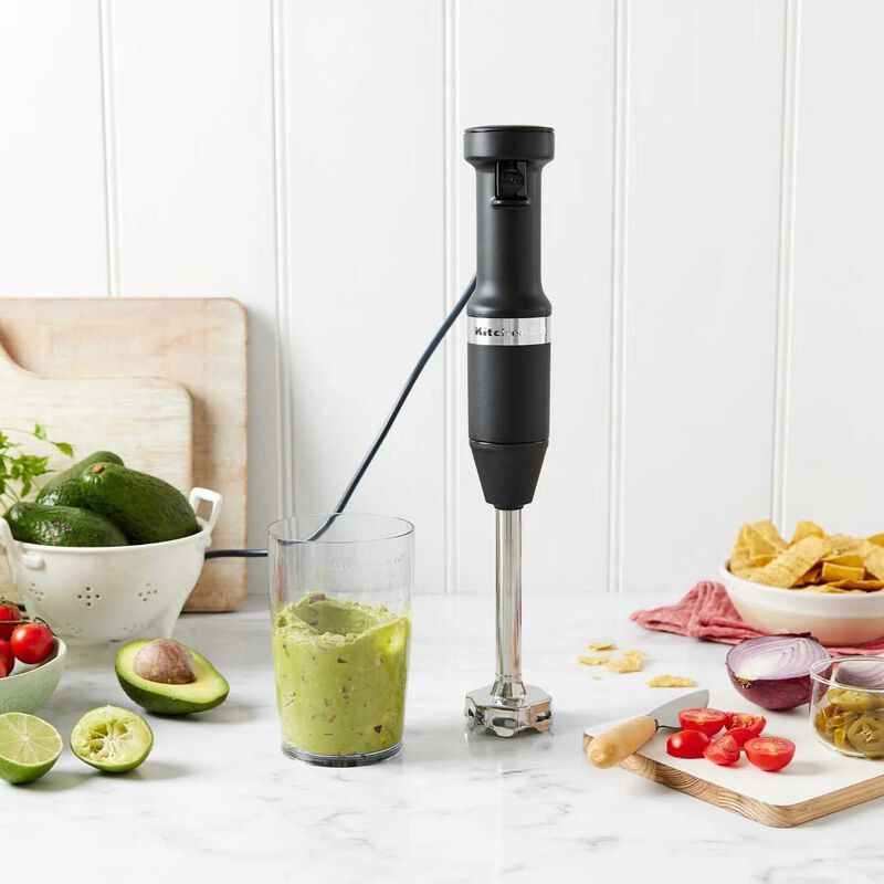 KitchenAid Corded Hand Blender - Matte Black image number 1
