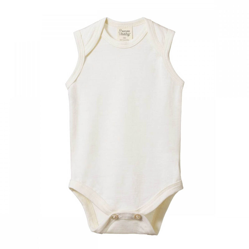 Nature Baby Merino Singlet Bodysuit image number 0