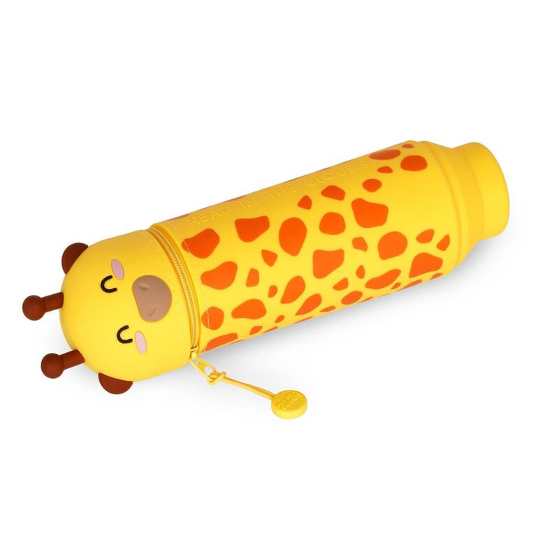 Legami Kawaii 2-In-1 Soft Silicone Pencil Case - Giraffe image number 2