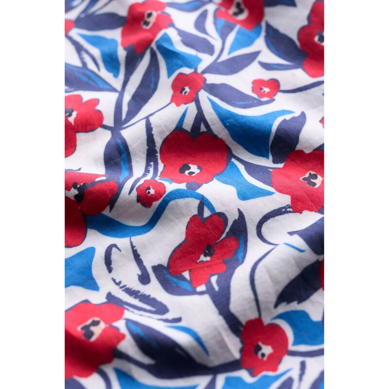 Seasalt Cornwall Charlotte Dress Waterway Floral Chalk image number 2