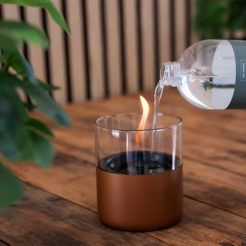 Tenderflame Lilly 10 Candle Giftset Copper + Tenderfuel image number 1