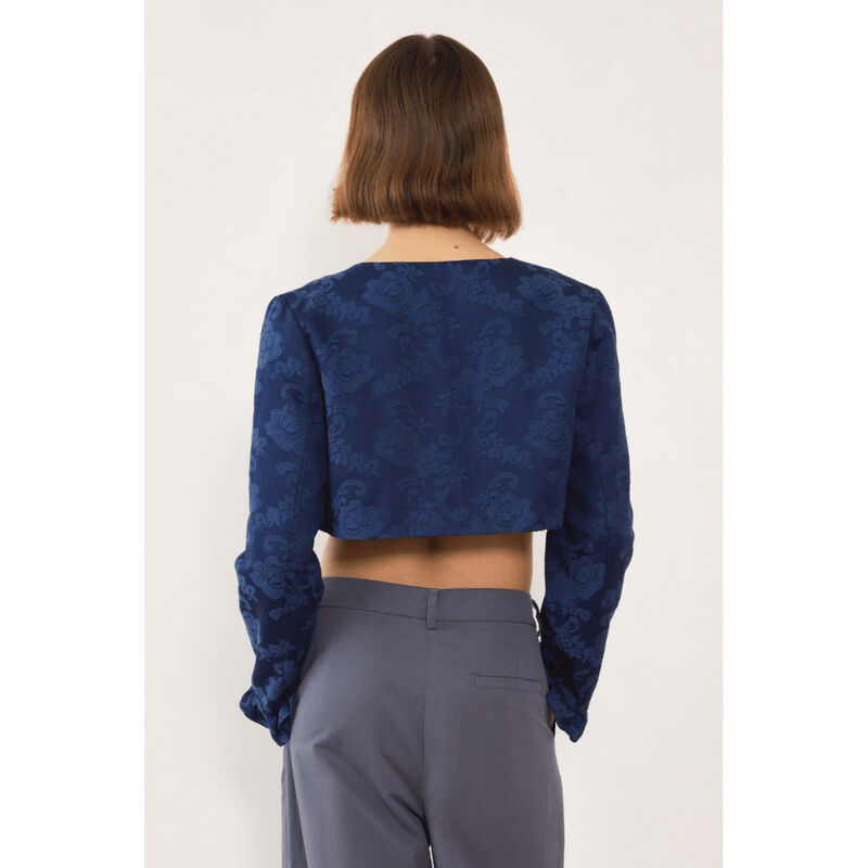 COMMONPLACE ESSENTIALS Esme Jacquard Bolero image number 1