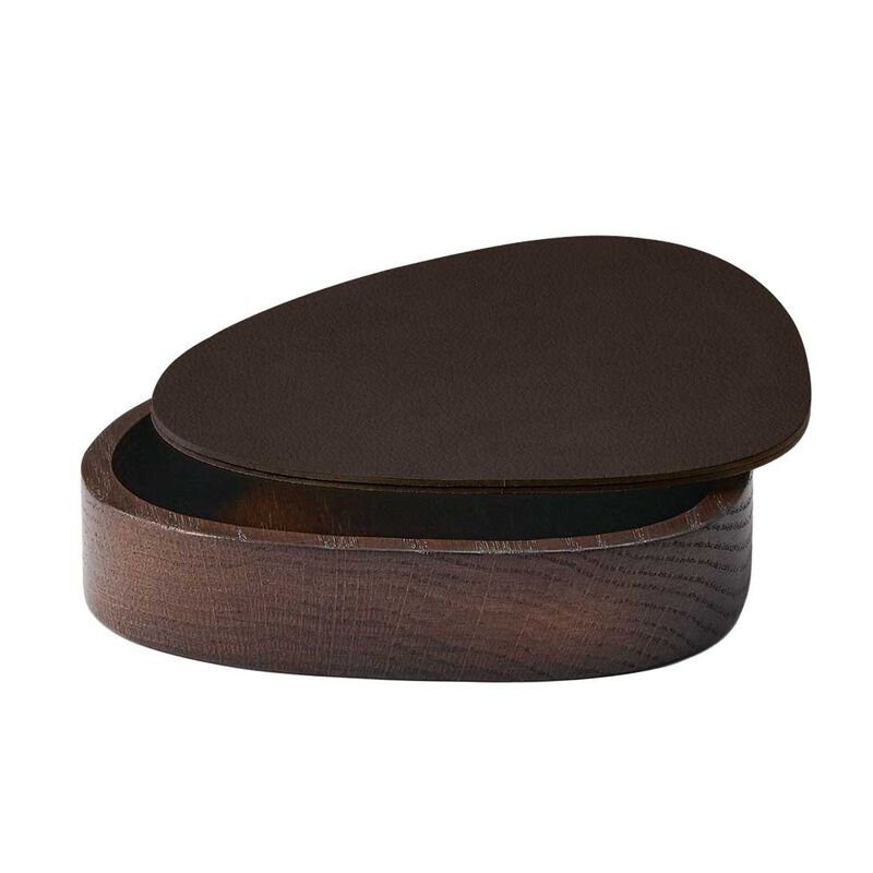 LIND DNA Wood Box & Lid Curve Oak Smoked Nupo - Hazel image number 0