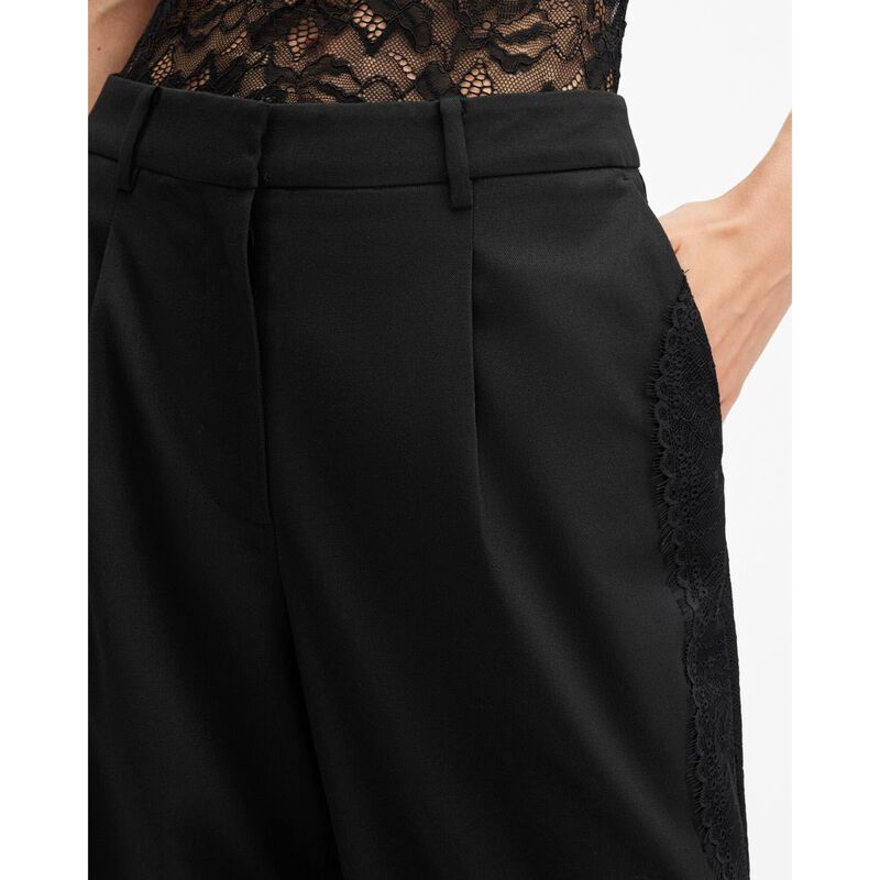 AllSaints Lacey Lace Trim Trousers image number 2