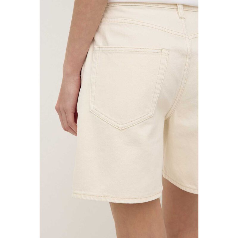 Assembly Label Mid Rise Vintage Denim Short Ecru image number 2