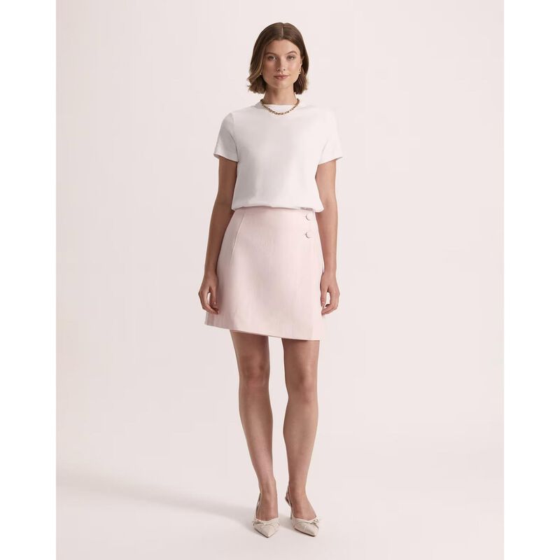 SABA SABA Sienna Linen Wrap Mini Skirt image number 3