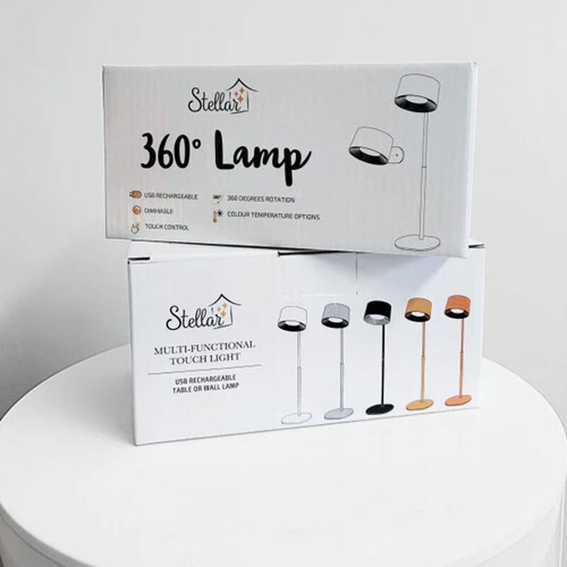 Stellar Haus 360° Black LED USB Table Lamp image number 3