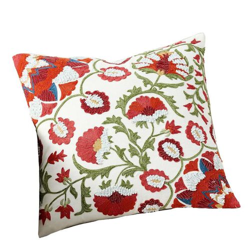 Pottery Barn Delilah Embroidered Cushion Cover 46cm Multi