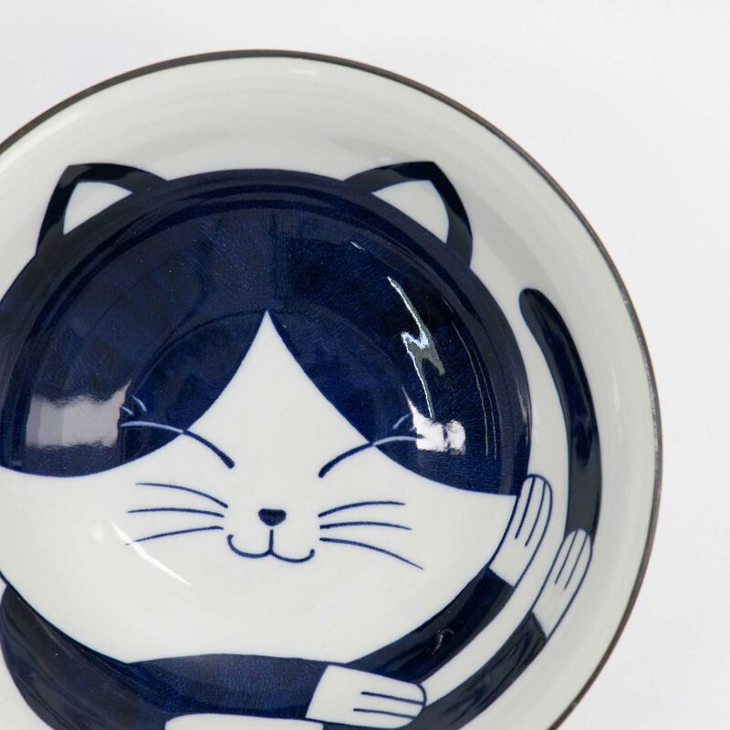Tokyo Design Studio Kawaii Cat Neko Ramen Bowl 20x7.5cm image number 2
