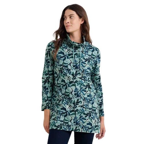 Seasalt Cornwall Formative Tunic Floating Fronds Sardine