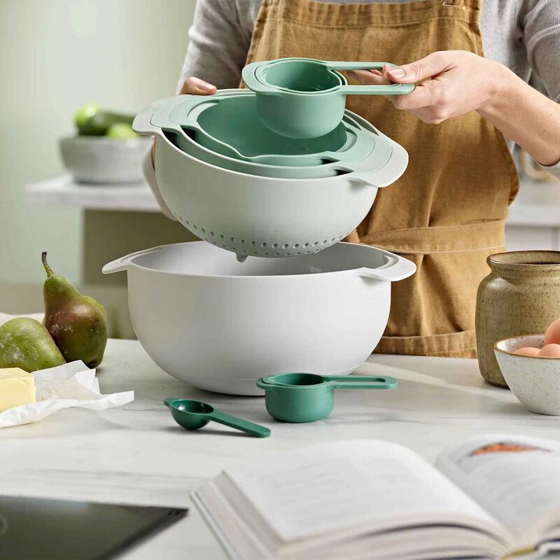 Joseph Joseph Nest™ 9-Piece Food Preparation Set - Sage image number 3