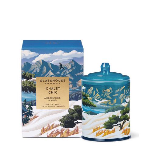 Glasshouse Fragrances Chalet Chic Soy Candle 380g