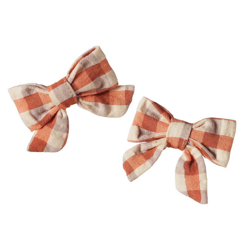 Nature Baby Bow Hair Clips 2 Pack image number 0