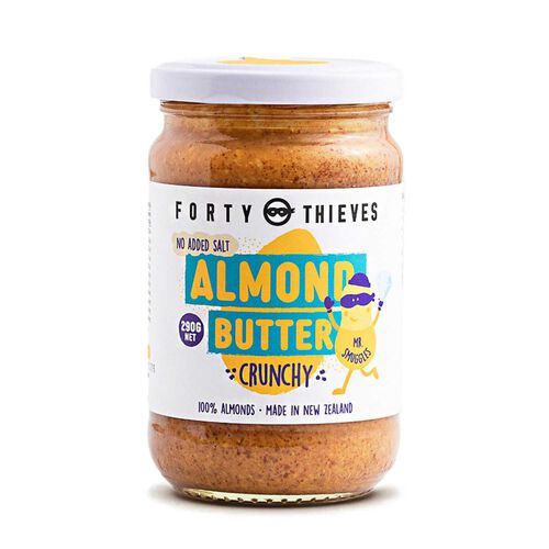 Forty Thieves Almond Butter Crunchy 290g