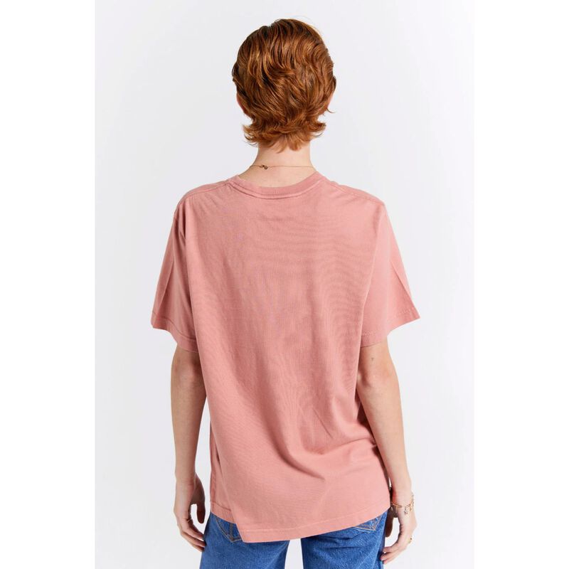Karen Walker Embroidered Runaway Girl Classic Organic Cotton T-Shirt image number 1