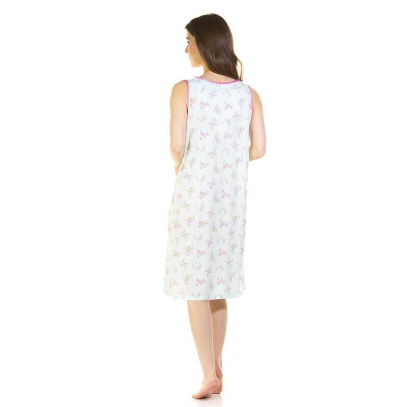 La Marquise Primrose In Bloom Cotton Rich Sleeveless Nightdress image number 1