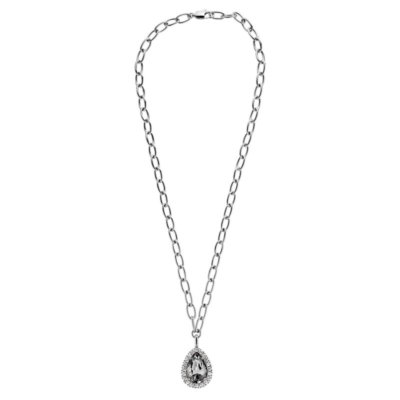 Dyrberg Kern Metta Ss Grey Crystal Necklace image number 1