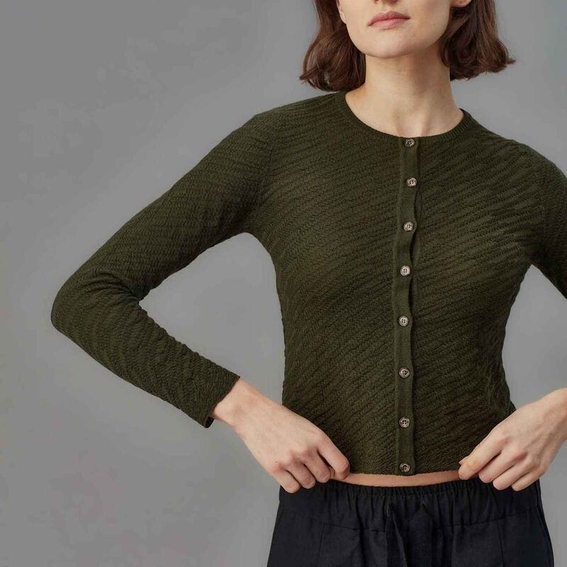 Standard Issue Merino Slatch Cardigan image number 3