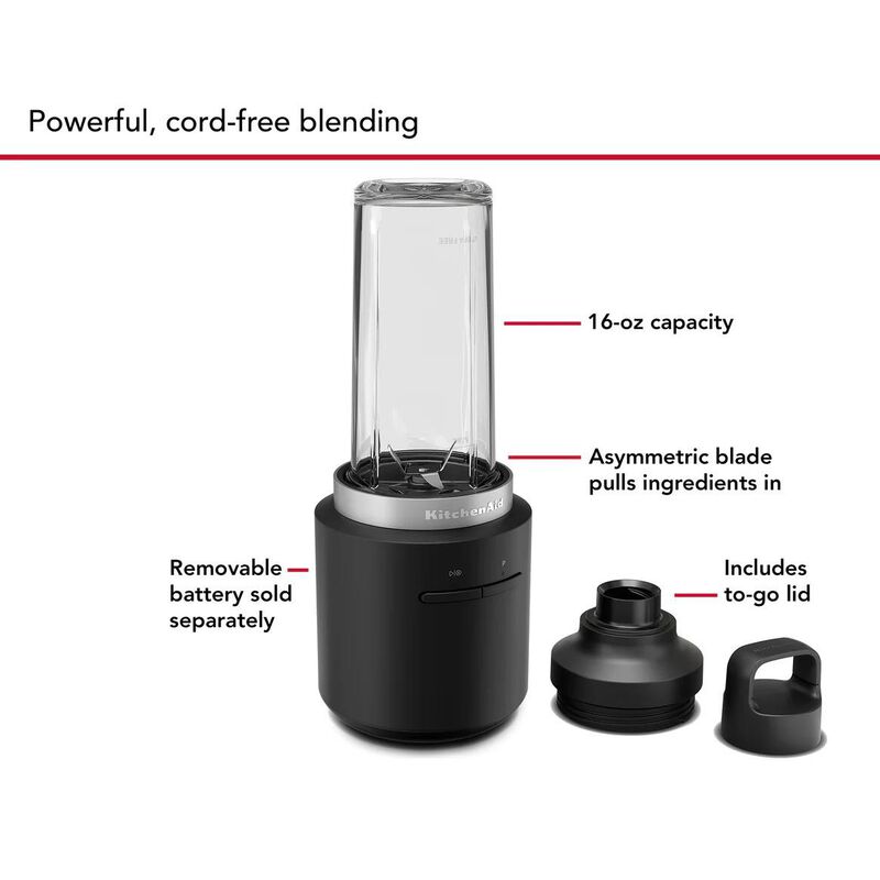 KitchenAid Cordless Go Personal Blender image number 1