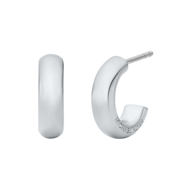 Michael Kors Platinum-Plated Brass Bracelet & Earrings Set image number 1