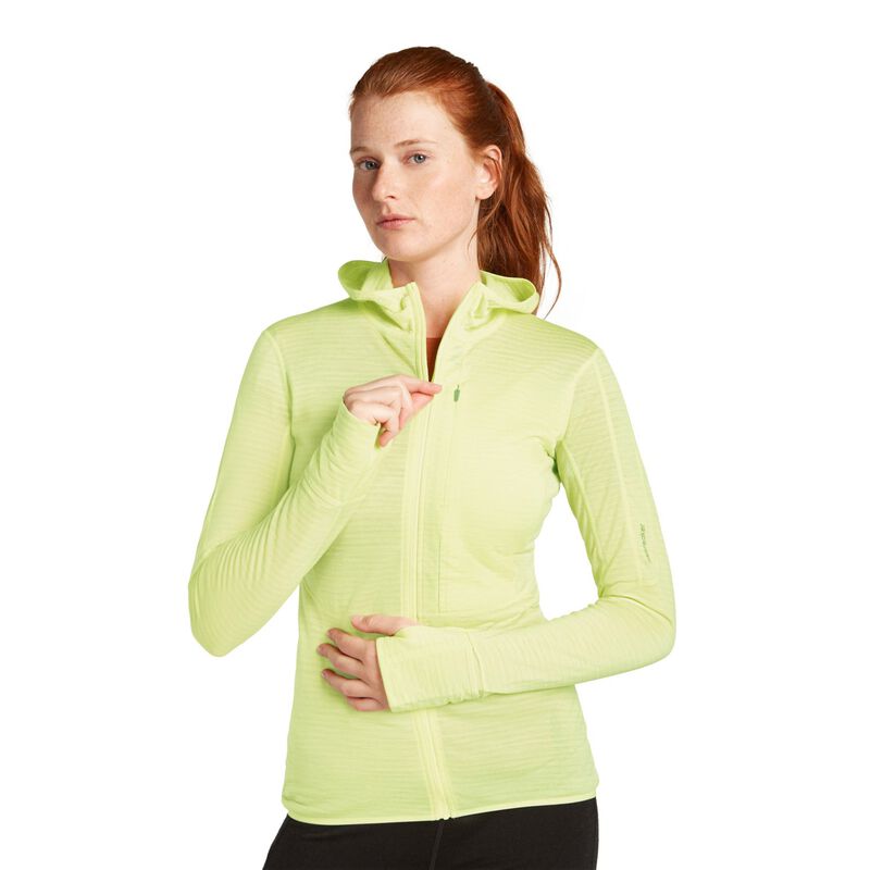 Icebreaker W Merino Blend 200 RealFleece Descender LS Zip Hoodie image number 2