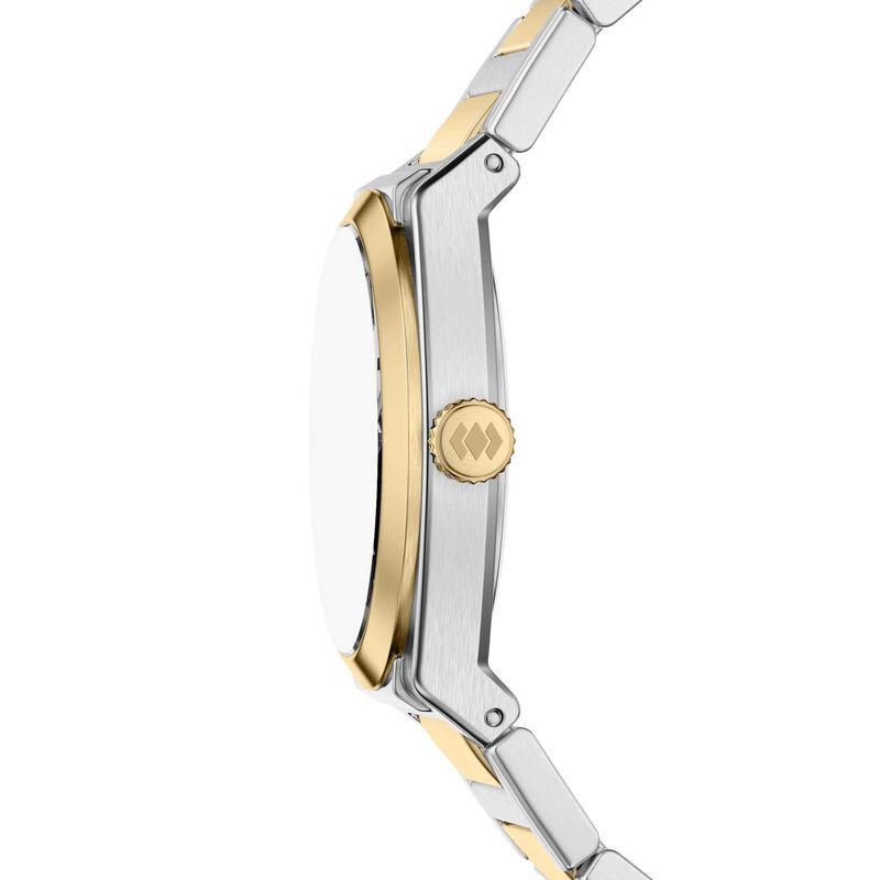 Fossil Everett 27mm Three-Hand Two-Tone Stainless Steel Watch image number 2