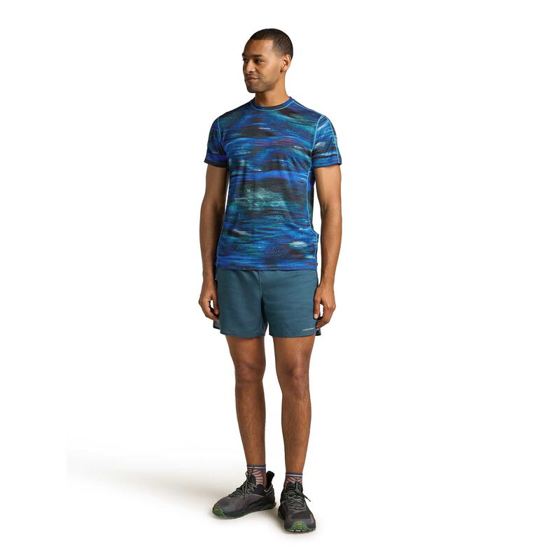 Icebreaker M Merino Blend 125 Cool-Lite Speed SS Tee Fusion AOP image number 3
