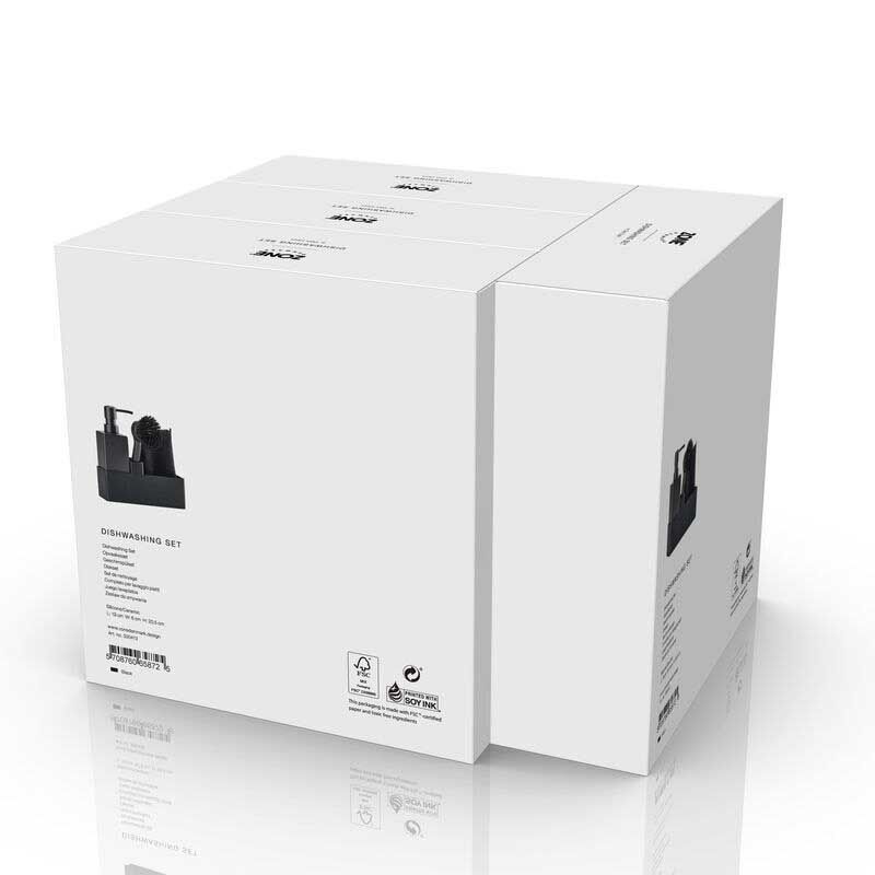 Zone Denmark Dishwashing Set - Black image number 2