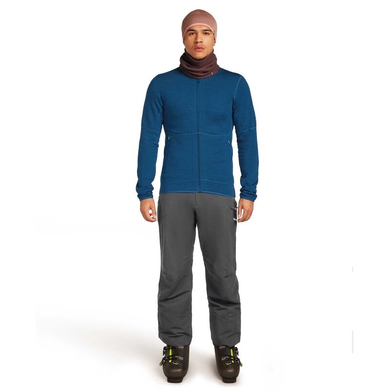 Icebreaker M Merino 400 RealFleece Descender LS Zip image number 3