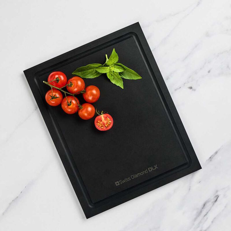Swiss Diamond Wood Fibre Cutting Board Black 37x27x0.9cm image number 1