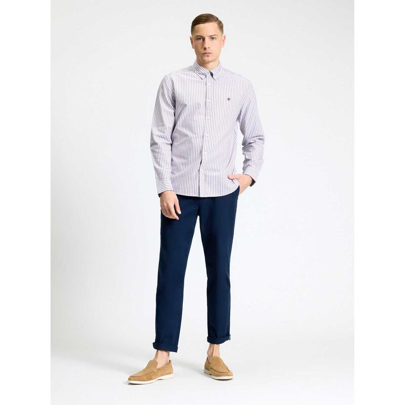 Ben Sherman Long Sleeve Oxford Check Shirt image number 3