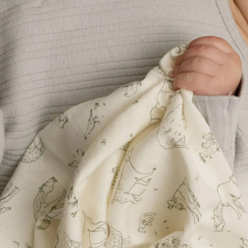 Woolbabe Merino Organic Cotton Swaddle Blanket image number 1
