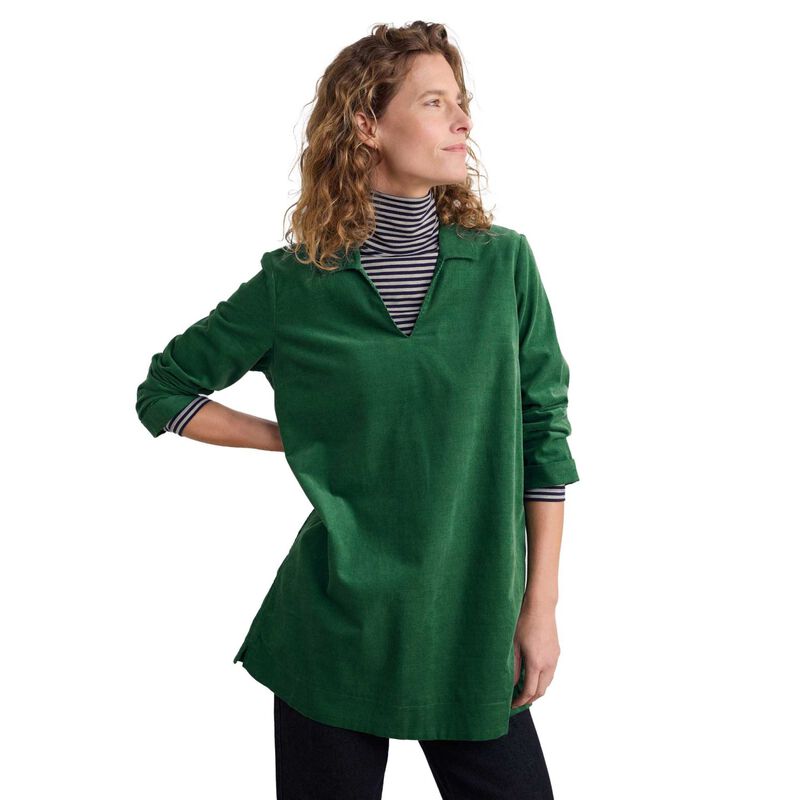 Seasalt Cornwall Lavethan Tunic Evergreen image number 0